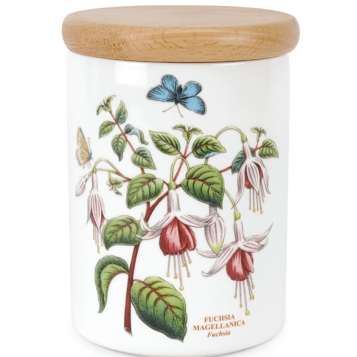 Botanic Garden 5.5 Inch Airtight Canister (Fuchsia) image number null